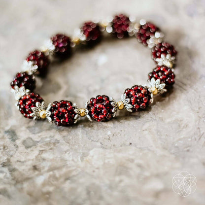 Natural Garnet Healing Bracelet Conscious Items