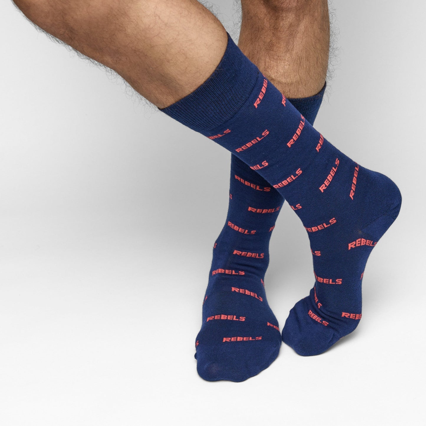 Navy Rebel Dress Socks DeadSoxy