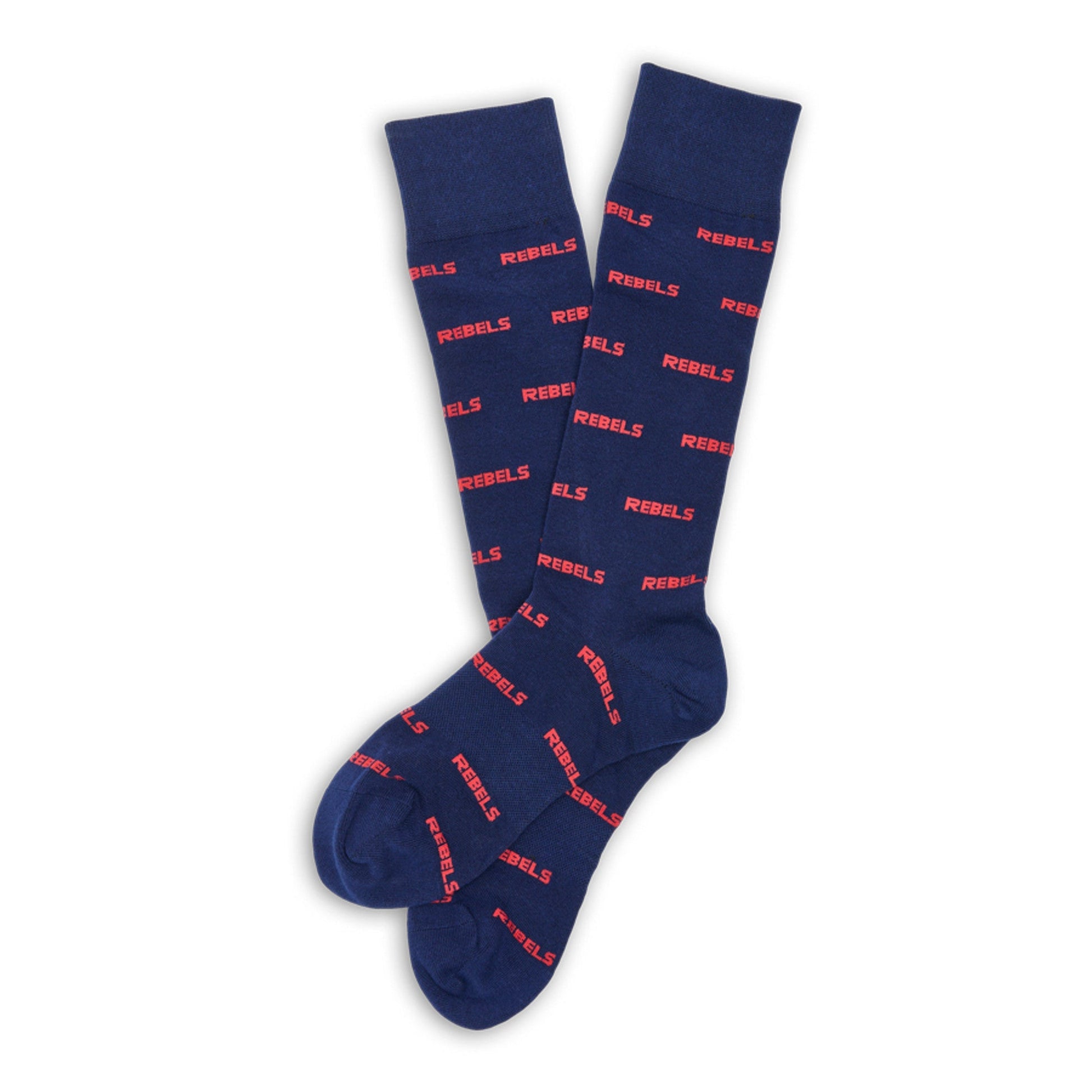 Navy Rebel Dress Socks DeadSoxy