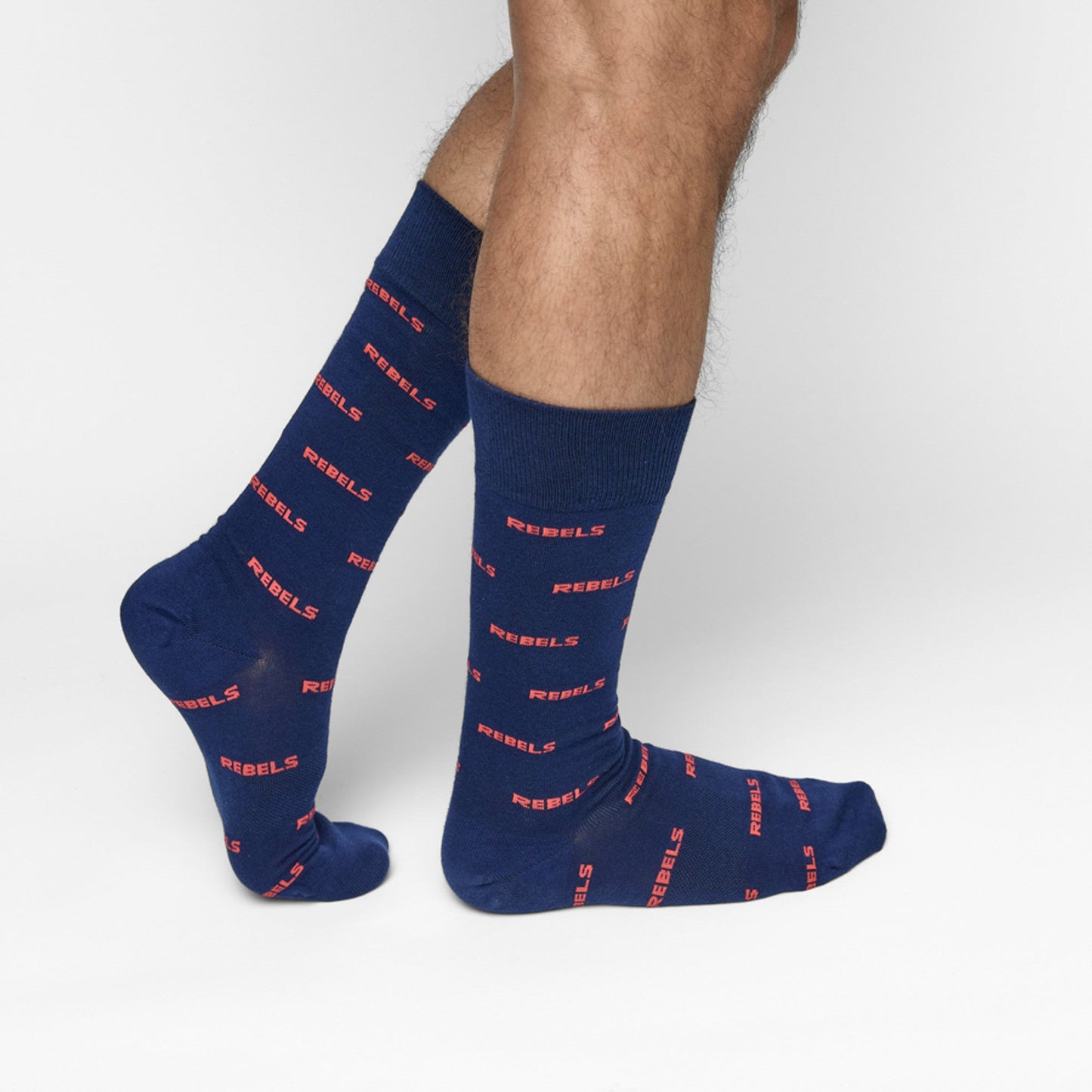 Navy Rebel Dress Socks DeadSoxy