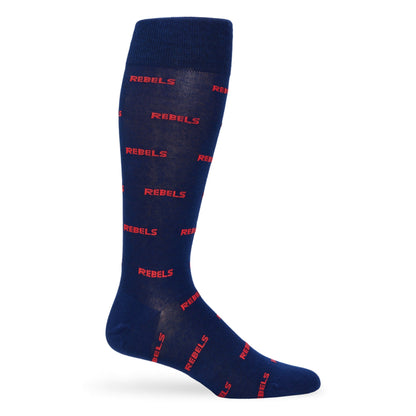 Navy Rebel Dress Socks DeadSoxy