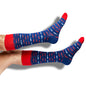 Navy Shark Socks DeadSoxy