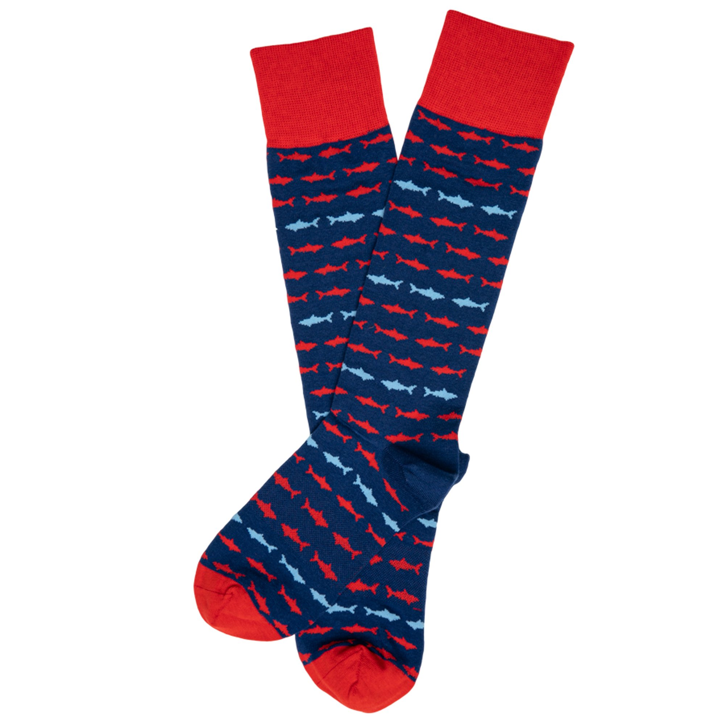 Navy Shark Socks DeadSoxy