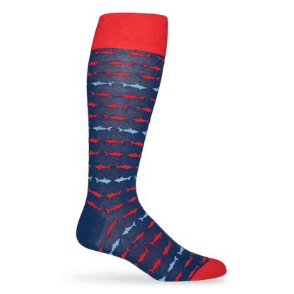 Navy Shark Socks DeadSoxy