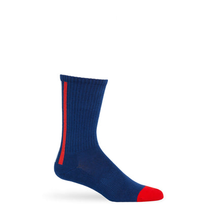 Navy Vertical Stripe Casual Socks DeadSoxy
