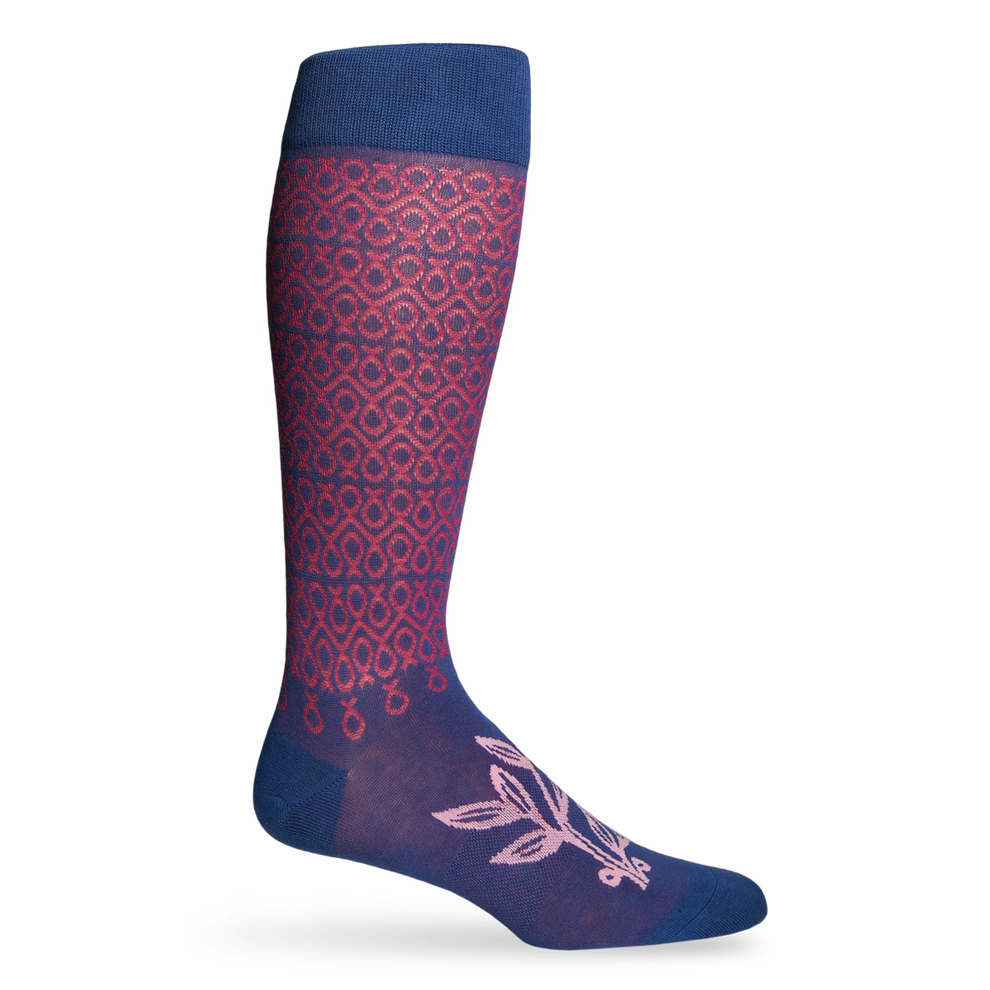 NBCF - Blue with Dark Pink Connected Ribbons DeadSoxy