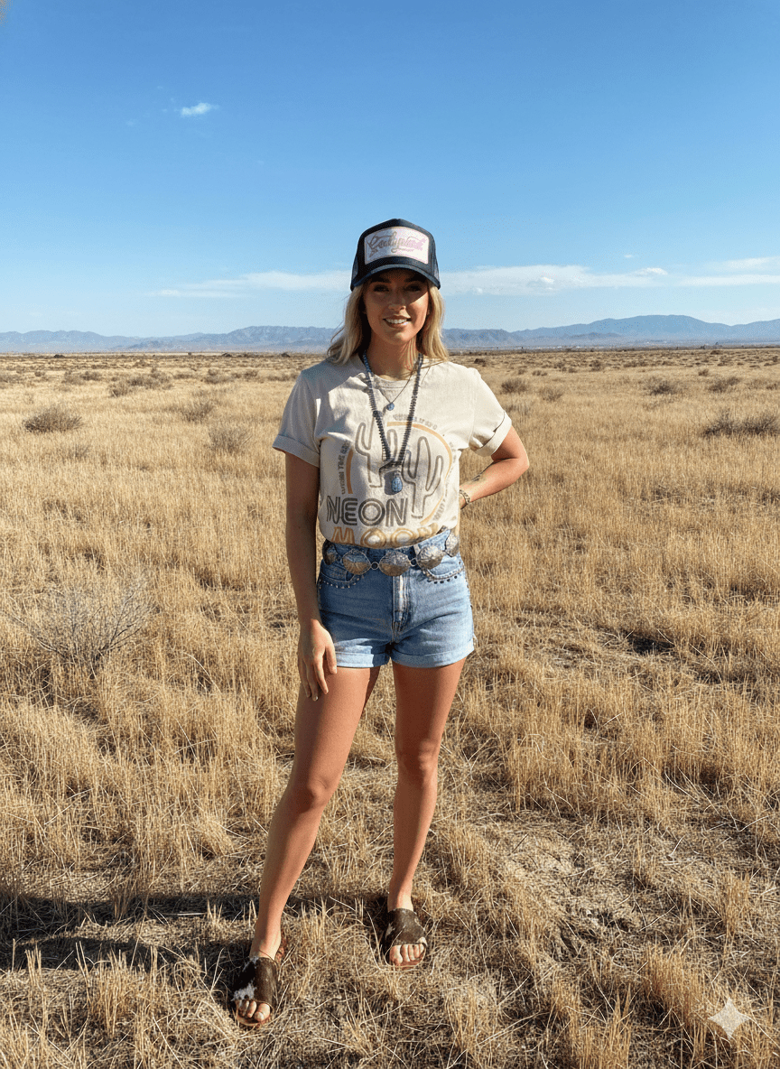 Neon Moon Cactus Graphic Tee Wild Junkie