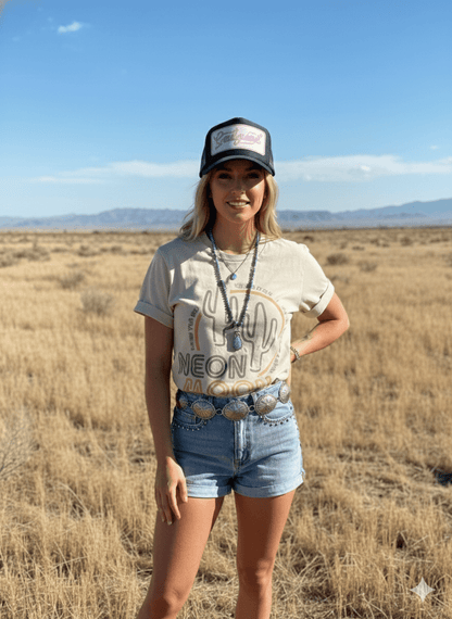 Neon Moon Cactus Graphic Tee Wild Junkie