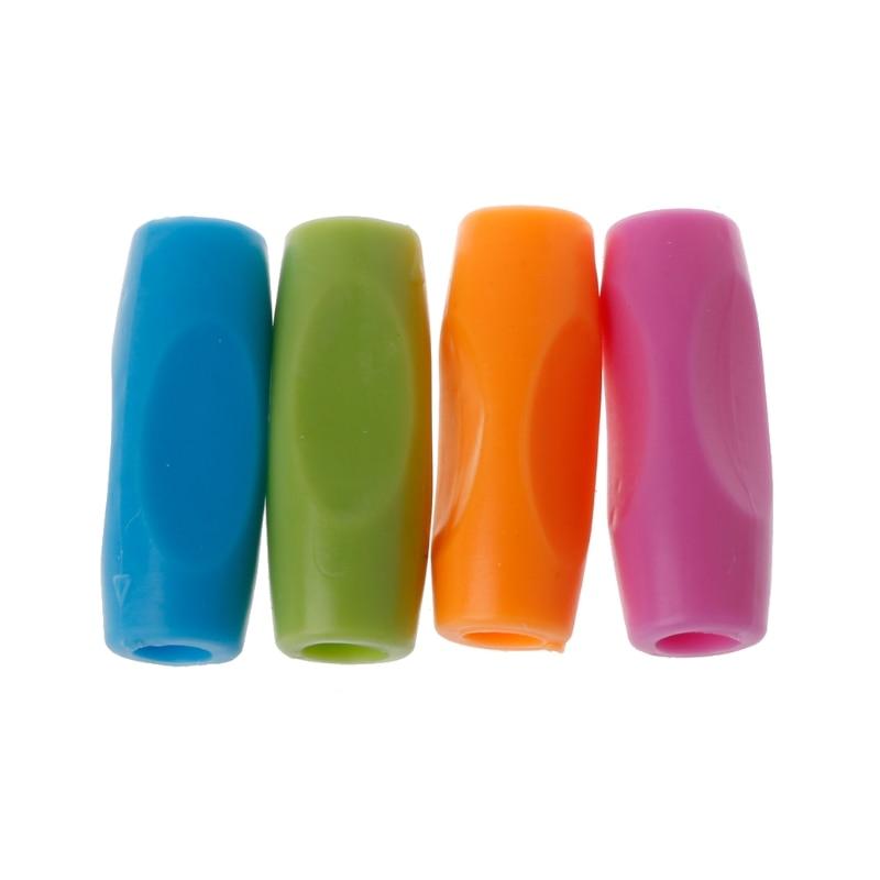 New 4PCS/Pack Writing Pencil Pen Holder Writing Aid Grip School Supplies for Kids Preschoolers Children Adults Students Children Pencil Holding Practice Device For Correcting Pen Holder Postures Stevvex