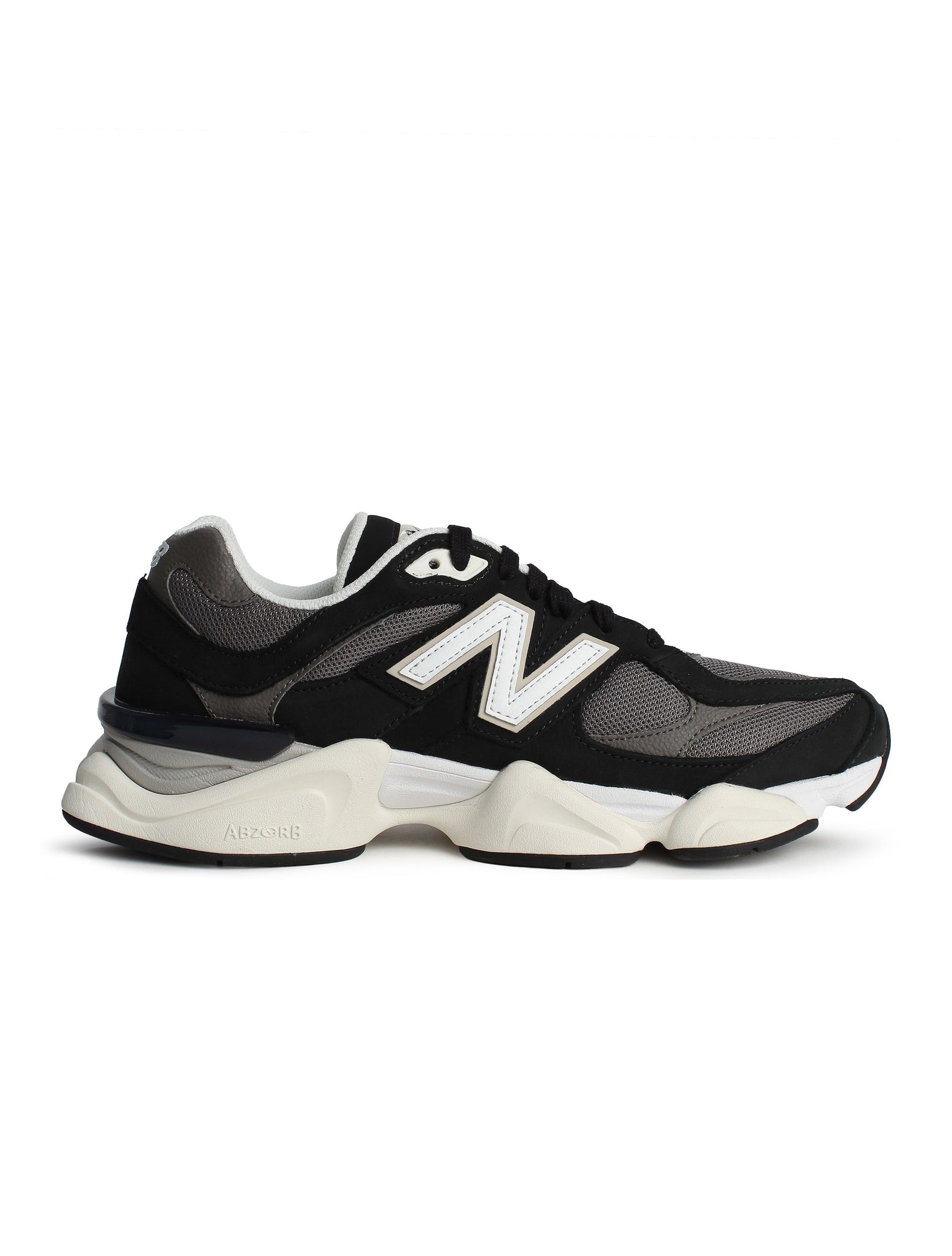 New Balance Mens 9060 Lifestyle Shoes - Black/White Denim Exchange