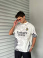New Season Real Madrid Dragon Printed Oversized T-Shirt Withinblack