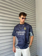 New Season Real Madrid Dragon Printed Oversized T-Shirt Withinblack