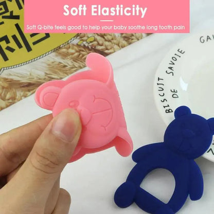 New Silicone Baby Teethers Cute Bear Shape Kids Teethers Safety Children Teething Infants Chewing Toys Newborn Dental Care Stevvex