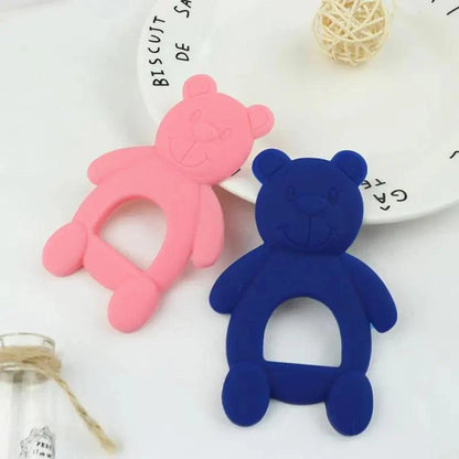 New Silicone Baby Teethers Cute Bear Shape Kids Teethers Safety Children Teething Infants Chewing Toys Newborn Dental Care Stevvex