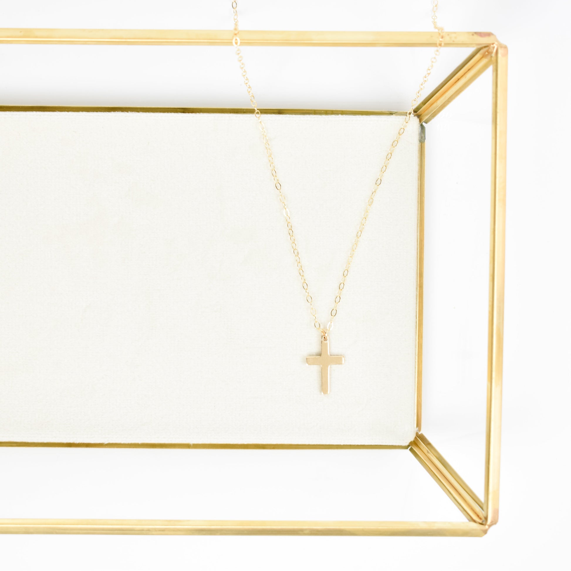 Simple Cross Necklace Emily Anne Designs LLC
