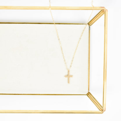 Simple Cross Necklace Emily Anne Designs LLC