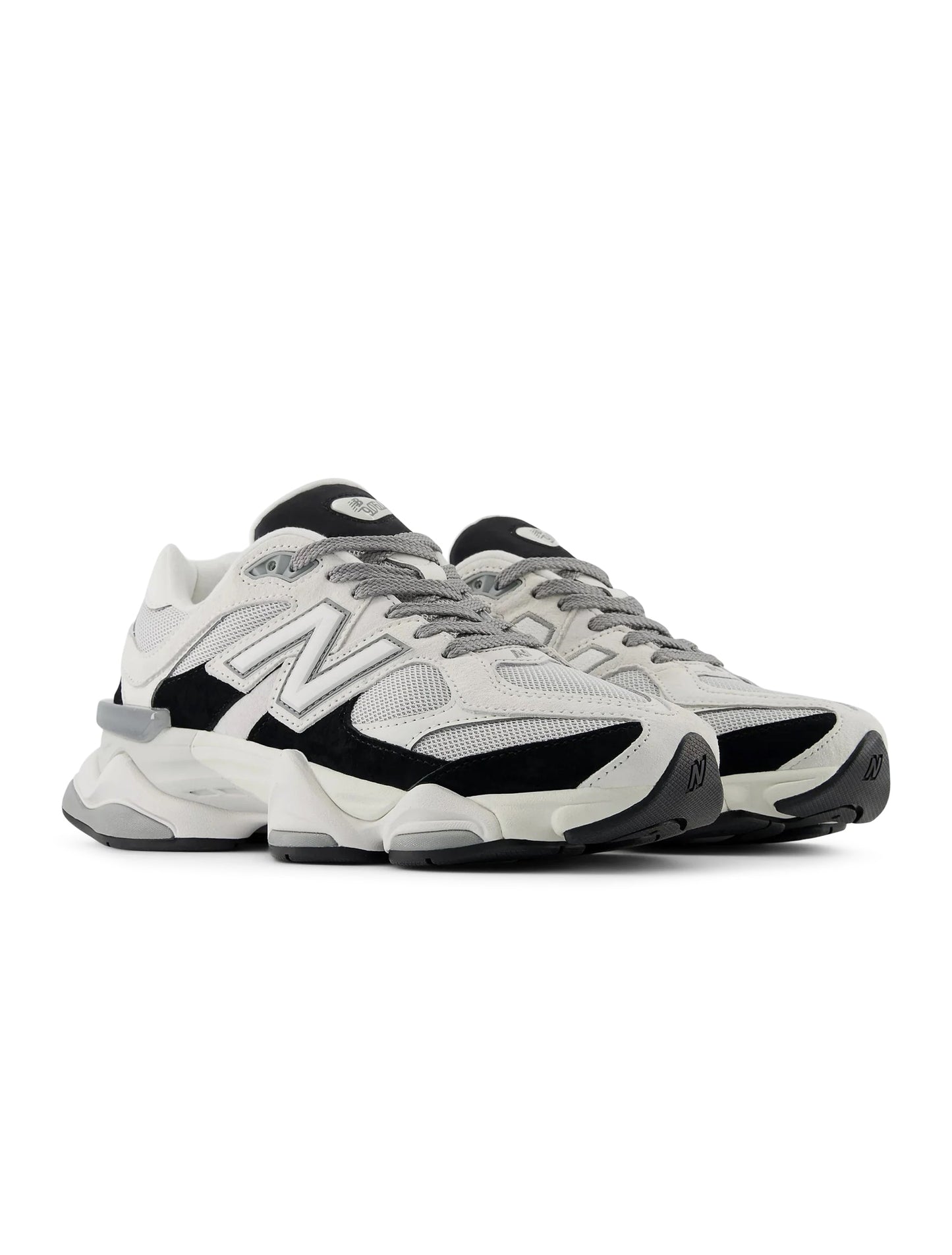 New Balance Mens 9060 Lifestyle Shoes  - White/Black Denim Exchange