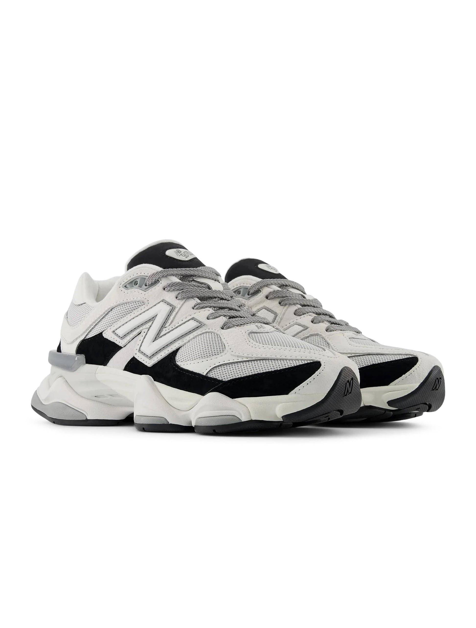 New Balance Mens 9060 Lifestyle Shoes  - White/Black Denim Exchange