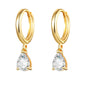 Diamond Heart Shaped Earrings