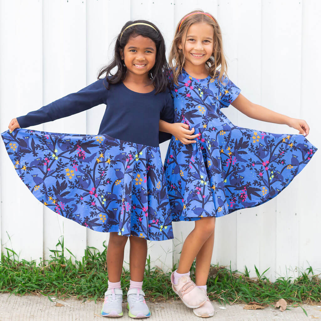 "Who Glows There" Night Creatures Super Twirler Dress with Pockets Princess Awesome & Boy Wonder