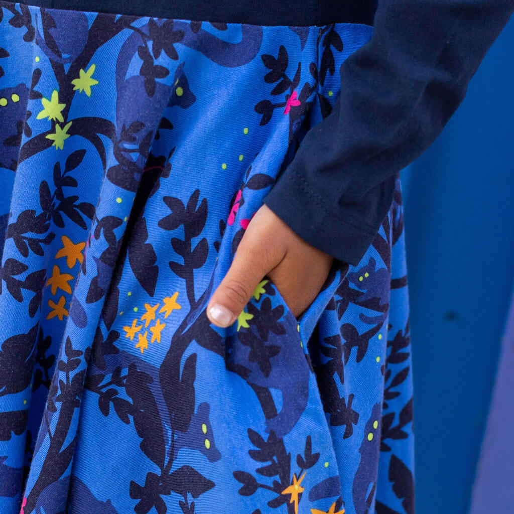 "Who Glows There" Night Creatures Super Twirler Dress with Pockets Princess Awesome & Boy Wonder