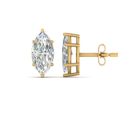 Marquise Diamond 6 Prong Stud Earrings Fascinating Diamonds