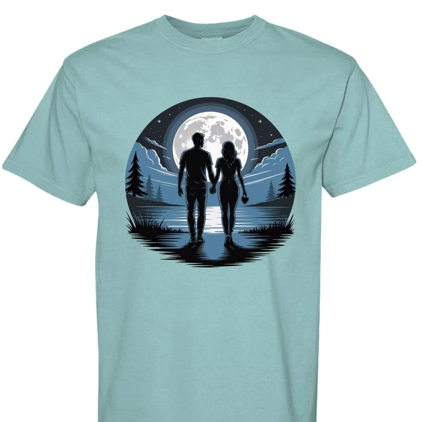 Nighttime Stroll Under Moonlight Romance SnagBag