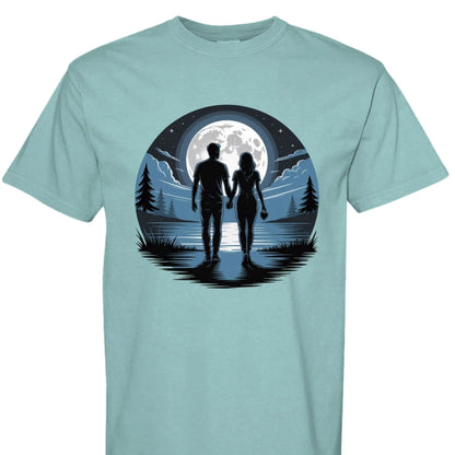 Nighttime Stroll Under Moonlight Romance SnagBag