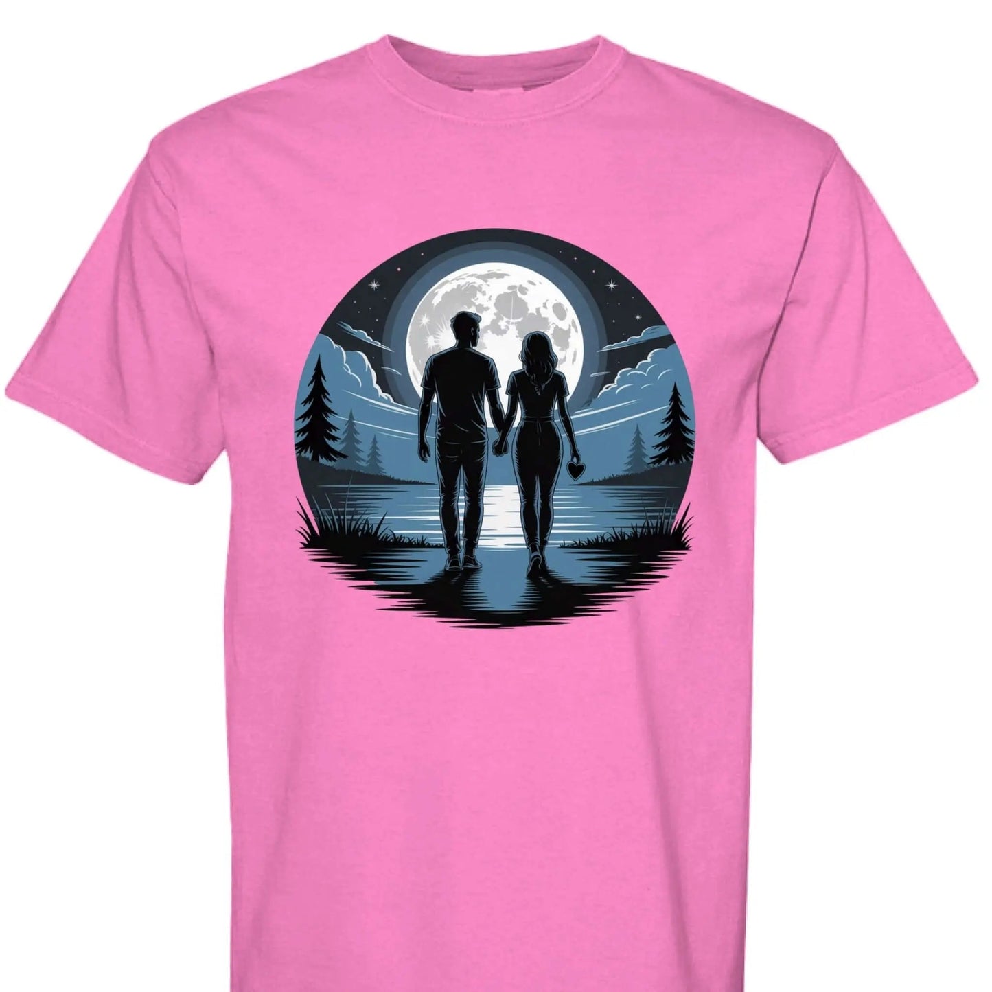 Nighttime Stroll Under Moonlight Romance SnagBag