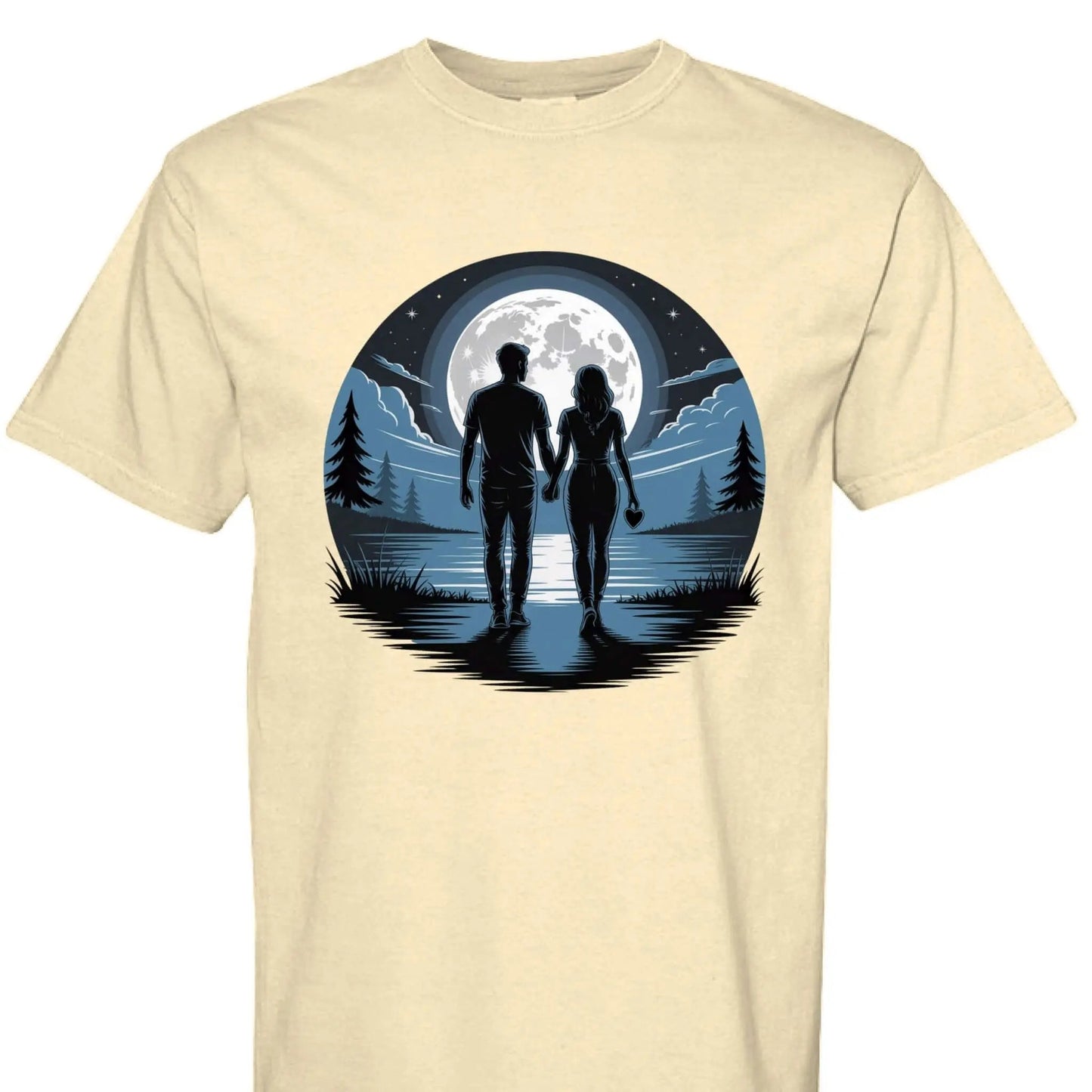 Nighttime Stroll Under Moonlight Romance SnagBag