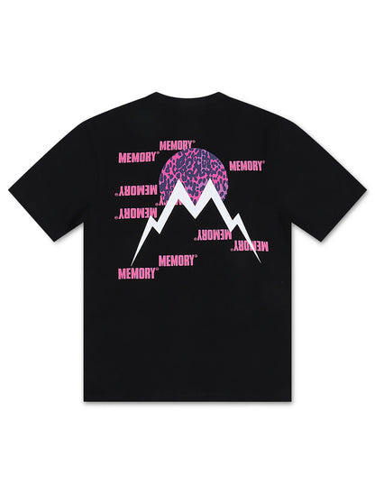 Memory Lane Scatter Logo Tee - Black Denim Exchange
