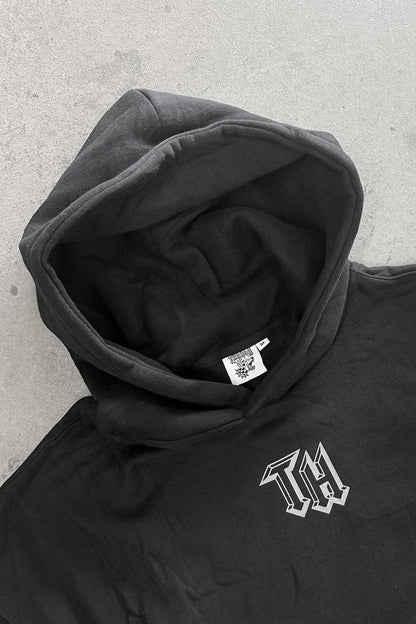 No Masters Unisex Heavyweight Hoodie Thrash Happy