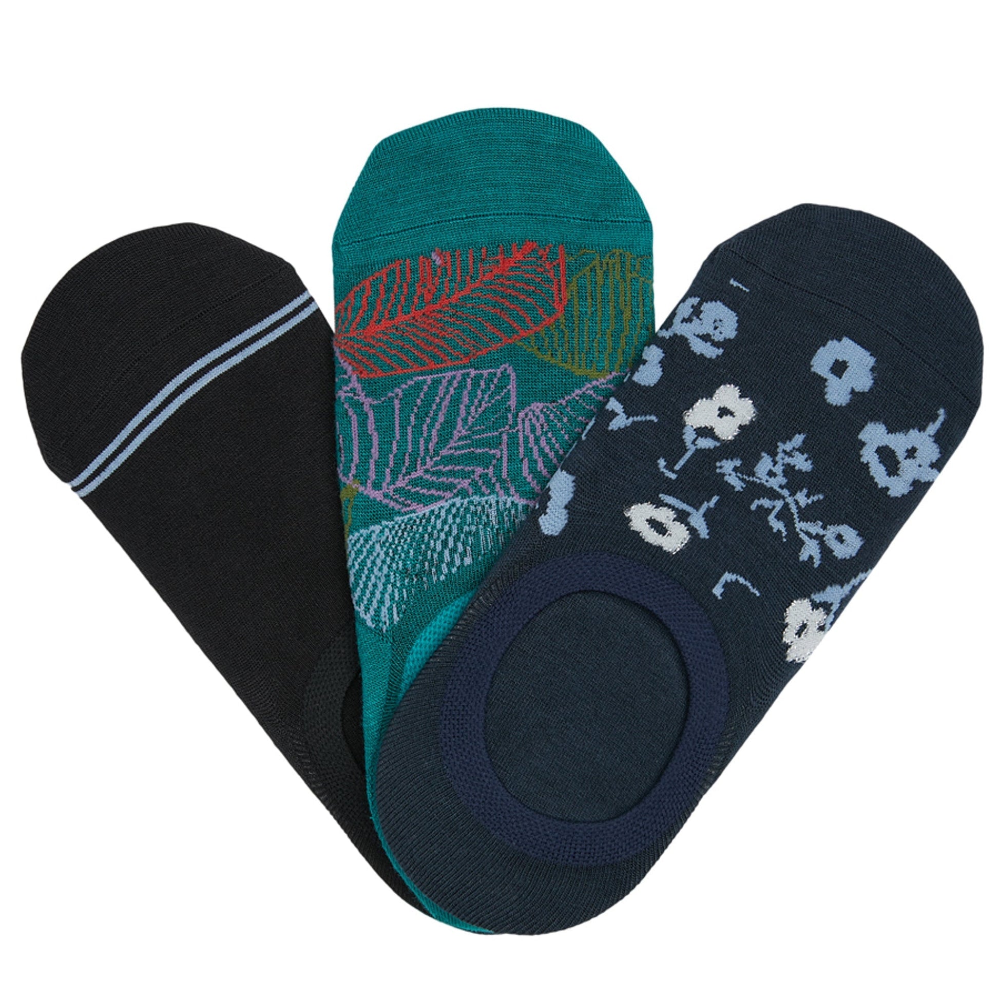 No-Show Sock 3-Pack - 10[ SMALL ] DeadSoxy