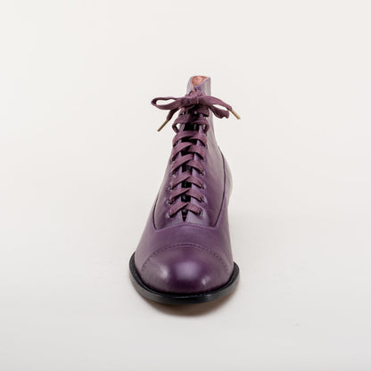 Noble Men's Vintage Lace-Up Boots (Purple) American Duchess