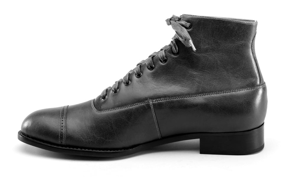 Noble Men's Vintage Lace-Up Boots (Purple) American Duchess