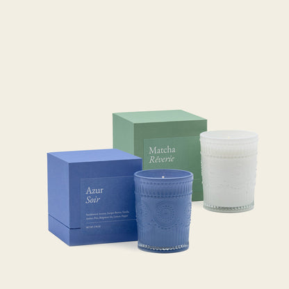 Noir Swiss Scented Glass Candle Italic