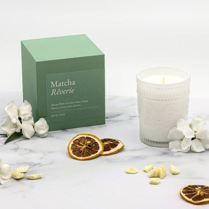Noir Swiss Scented Glass Candle Italic