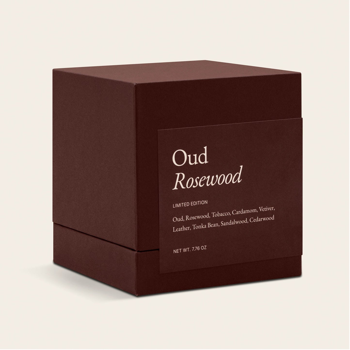 Noir Swiss Scented Glass Candle Italic