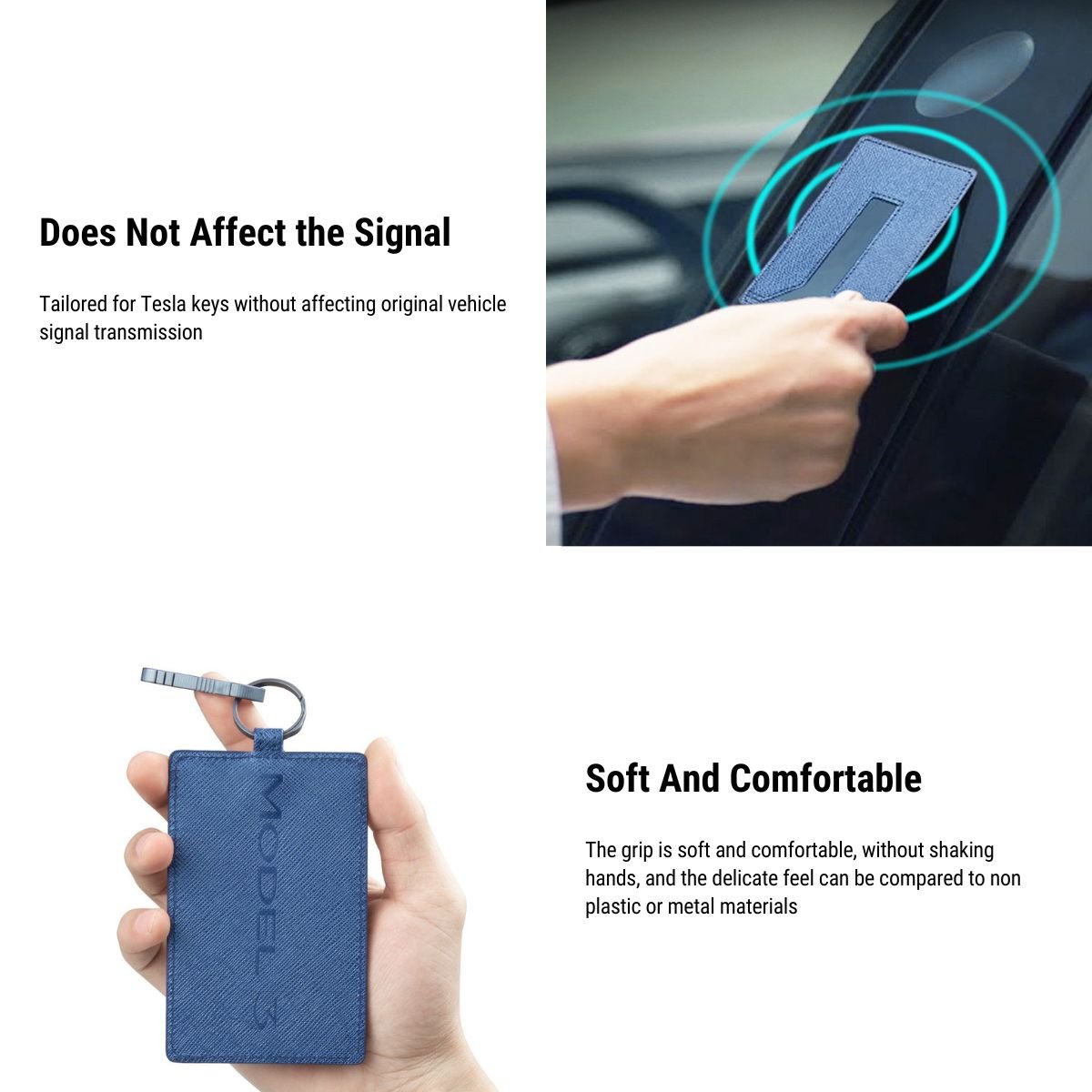 Non-Slip Wear Key Card Cover for Tesla Tesery Official Store