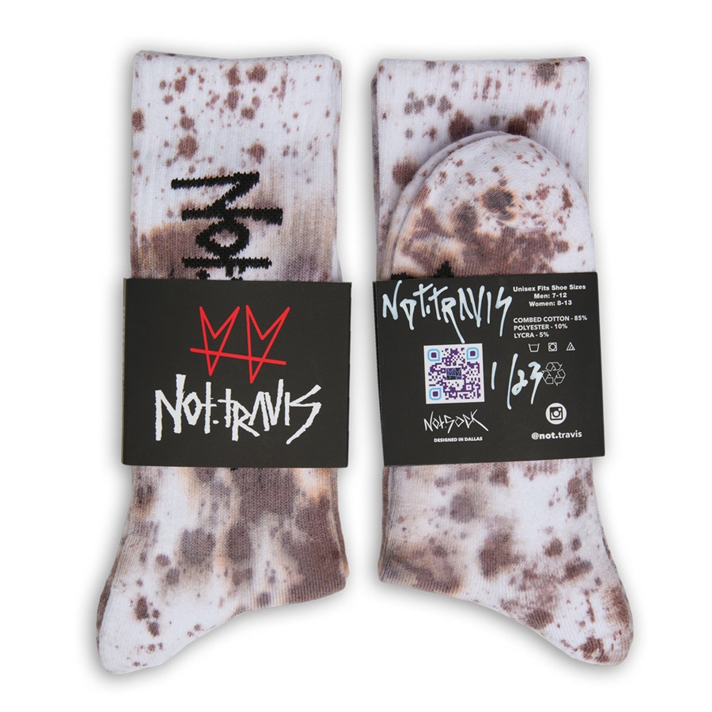 Not.Travis Collab - Brown Tie Dye - 1/23 DeadSoxy