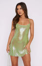 Women's Slim Fitting Off-the-Shoulder Split Dress