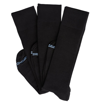 Nyx 3-Pack - Black Dress Socks DeadSoxy