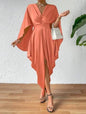 Pleated Wave Dress for Women