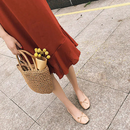 New Women's Flat Shoes - Winter Faux Leather Style