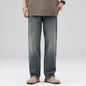 Men's Plus Size Loose Wide-Leg Straight Pants