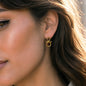 Ocala - Single Horse Bit Equestrian Earring in Gold Urban-Equestrian