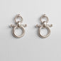 Ocala - Single Horse Bit Equestrian Earring in Silver Urban-Equestrian