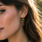 Ocala - Triple Horse Bit Equestrian Earring in Gold Urban-Equestrian