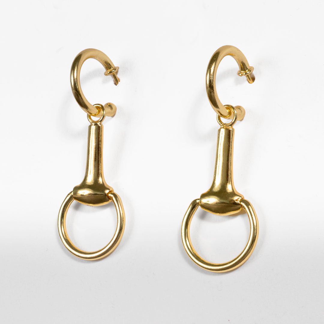 Odeza - Horse Bit Toggle Equestrian Necklace in Gold Urban-Equestrian