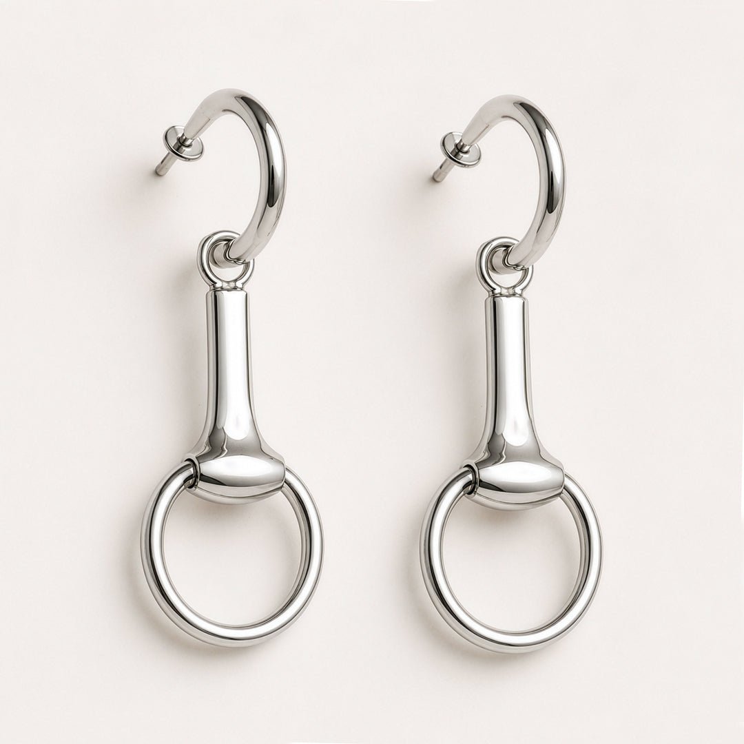 Odeza - Equestrian Horse Bit Earring in Sterling Silver Urban-Equestrian